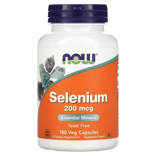 Selenium NOW Селен 200 мкг, 180 капсул в растительной упаковке