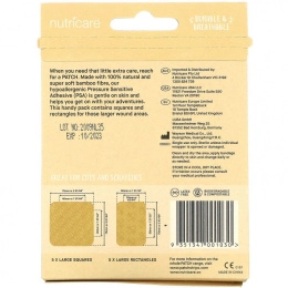 Patch, Большие бамбуковые повязки, 10 шт.