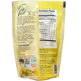 GoOrganic, Органические леденцы, мед и лимон, 3,5 унции (100 г)