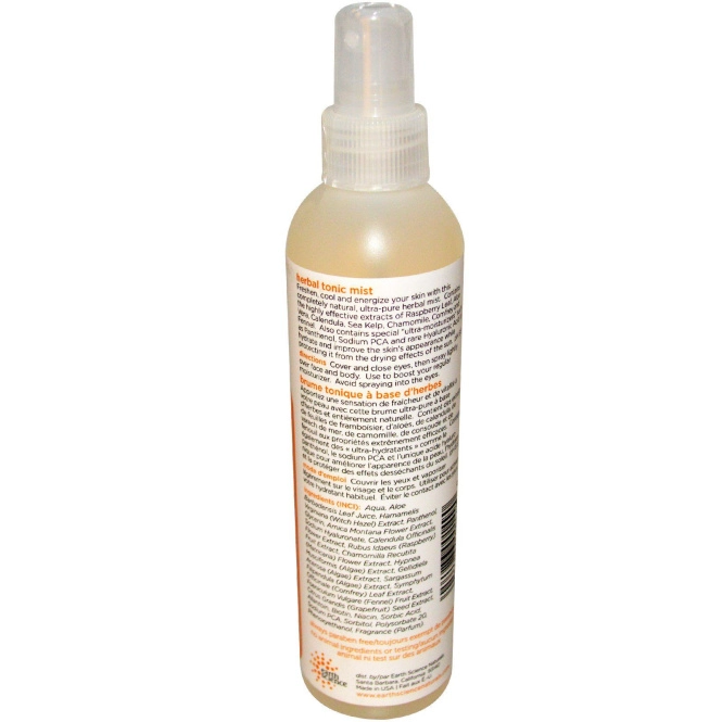 Earth Science, Травяной тонизирующий спрей, 8 жидких унций (237 мл)