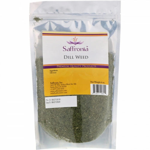 Saffronia Inc, Укроп, 6 унций