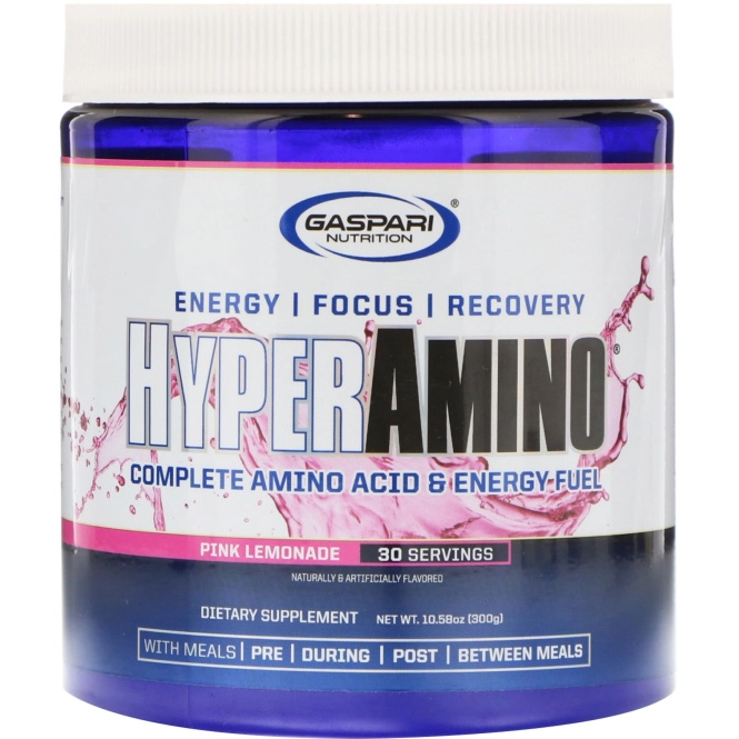 Gaspari Nutrition, Hyper Amino, Pink Lemonade, 10.58 oz (300 g)