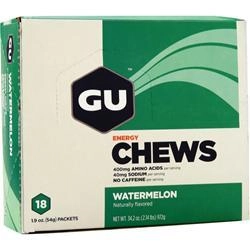 Gu, Энергетические жевательные резинки с арбузом 18 шт.