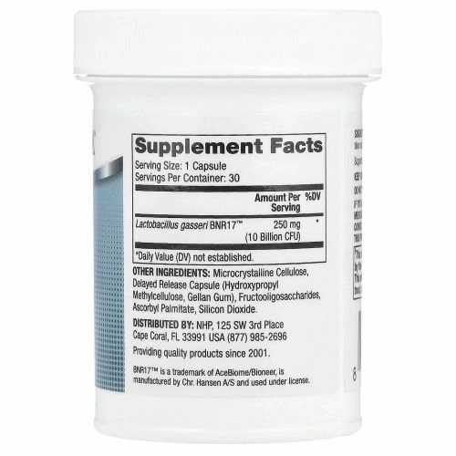 Dr. Mercola, Биотиновый пробиотик, лактобактерии гассери, 10 млрд КОЕ, 30 капсул