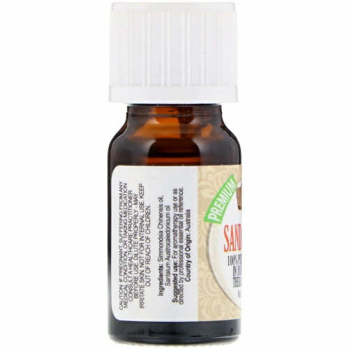 Healing Solutions, На 100% чистое эфирное масло, сандаловое дерево, 10 мл