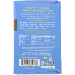 Coconut Secret, Эквадорский хруст, молочный шоколад и поджаренный кокос, 2,25 унции (64 г)