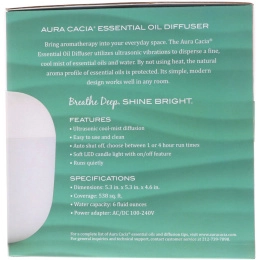 Aura Cacia, Ароматический пар, диффузор эфирных масел, 1 диффузор