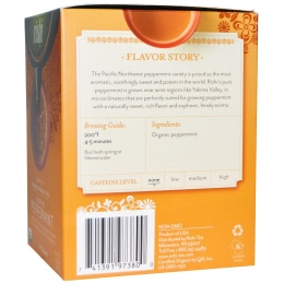 Rishi Tea, Органический травяной чай, со средиземноморской мятой перечной, без кофеина, 15 пакетиков, 1,11 унции (31,5 г)