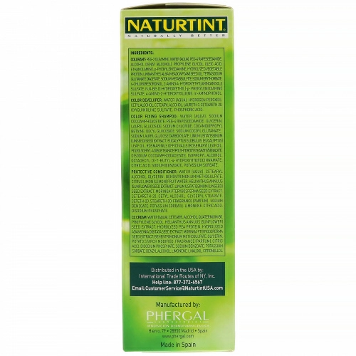 Naturtint, Перманентная краска для волос, 2N коричнево-черная, 165 мл