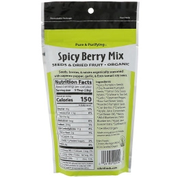 Eden Foods, Органический продукт, семена и сушеные фрукты, пряная смесь ягод, 4 унц. (113 г)