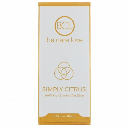 BCL, Be Care Love, Смесь 100% чистого эфирного масла, простой цитрусовый аромат, 0,34 ж. унц. (10 мл)