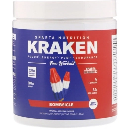 Sparta Nutrition, Kraken Pre-Workout, Bombsicle, 11.29 oz (320 g)