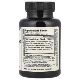 Dragon Herbs, Магнолия Синус, 500 мг, 100 вегетарианских капсул