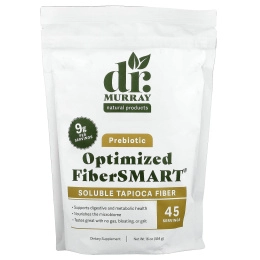 Dr. Murray's, Пребиотик, оптимизированная растворимая тапиоковая клетчатка FiberSMART®, 454 г (16 унций)
