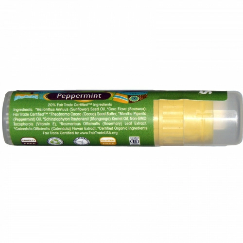 Eco Lips Inc., Mongo Kiss, бальзам для губ, мята перечная, .25 унции (7 г)