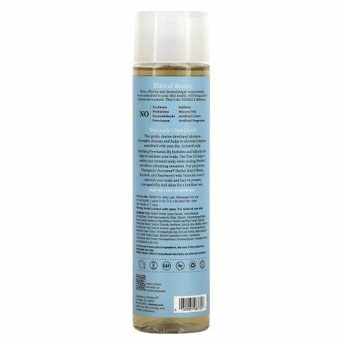 DERMA E, Scalp Relief Shampoo, шампунь для ухода за кожей головы, 296 мл (10 жидк. унций)