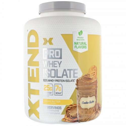 Scivation, Xtend Pro, сывороточный изолят, тесто для печенья, 5 фунтов (2,28 кг)