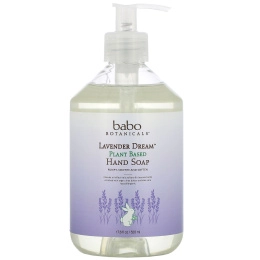 Babo Botanicals, Lavender Dream, Plant Based Hand Soap, 17.5 fl oz (520 ml)