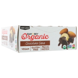 Raw Rev, Органический шоколад, 12 батончиков, 1,8 унц. (51 г) каждый