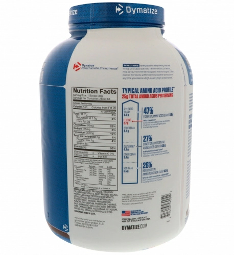 Dymatize Nutrition, Элитный 100%-ный порошок сывороточного белка, шоколадная помадка, 5 фунтов (2,3 кг)