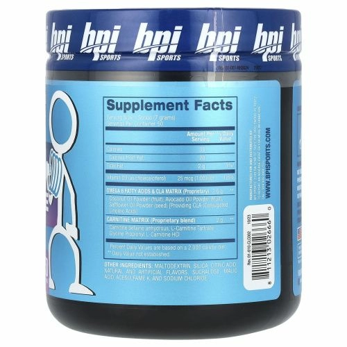 BPI Sports, CLA + карнитин, снежный конус, 300 г (10,58 унций)