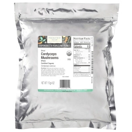Frontier Co-op, Органические цельные сушеные грибы кодицепс, 113 г (4 унции)