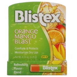 Blistex, Lip Protectant/Sunscreen, SPF 15, Orange Mango Blast, 0.15 oz (4.25 g)