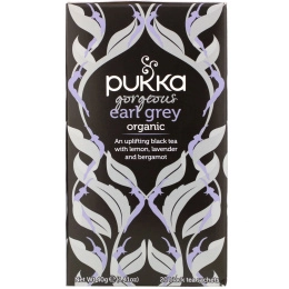 Pukka Herbs, Organic Gorgeous Earl Grey, 20 Black Tea Sachets, 1.41 oz (40 g)