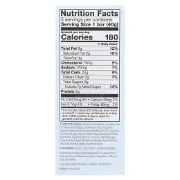 Pamela's Products, Wheever Bars, овсяные батончики с клюквой и миндалем, 5 батончиков по 40 г (1,41 унции)