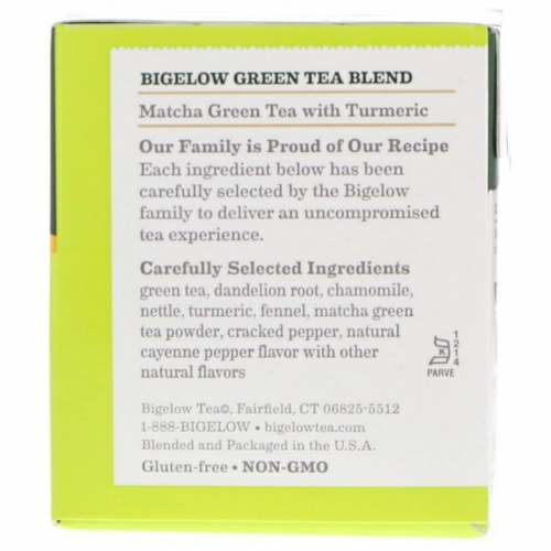 Bigelow, Matcha Green Tea with Turmeric, .82 oz (23 g)