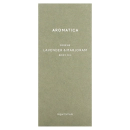 Aromatica, Масло для тела с лавандой и майораном Serene, 100 мл (3,3 жидк. унц.)