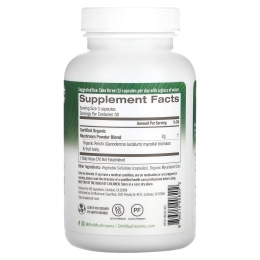 Om Mushrooms, Рейши, 667 мг, 90 вегетарианских капсул