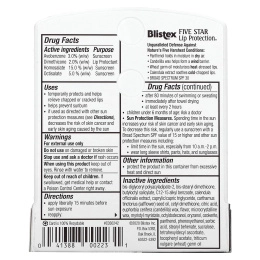 Blistex, Защита для губ "Пять звезд", SPF 30, 0,15 унции (4,25 г)
