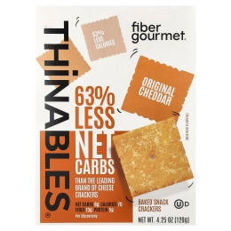 Fiber Gourmet, Thinables®, оригинальный вкус чеддера, 120 г (4,25 унции)