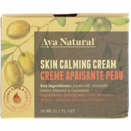 Aya Natural, Успокаивающий крем, 1,7 ж. унц.(50 мл)