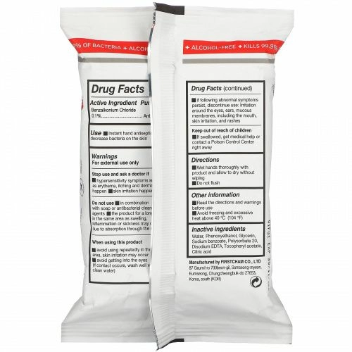 Kosette, Sanitizer Wipes, Alcohol-Free, 20 Wipes