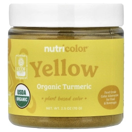 Nutricost, Nutricolor™, желтая органическая куркума, 70 г (2,5 унции)