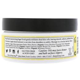 Deep Steep, Сахарный скраб, лимонный крем, 8 унц. (226 г)