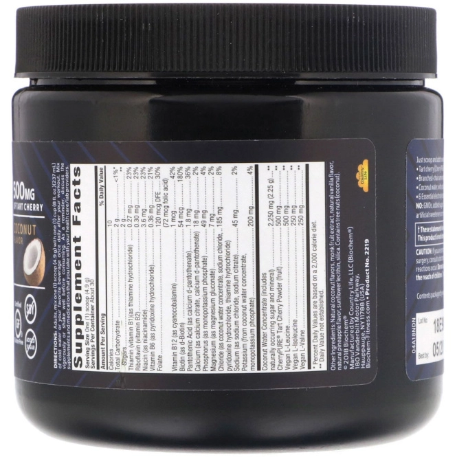 Biochem, Гидро-восстановление, Вкус кокоса, 5,2 унц. (148 г)