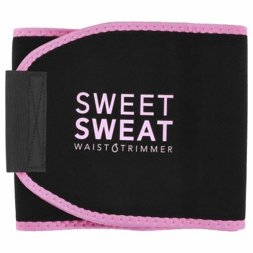 Sports Research, Sweet Sweat, пояс для похудения, большой, черный и розовый, 1 шт.