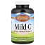Carlson Labs, Mild·C, Витамин C, 500 мг, 250 капсул