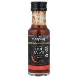 Dr. Mercola, Solspring®, Biodynamic®, органический острый соус, очень острый, 100 мл (3,4 жидк. Унции)