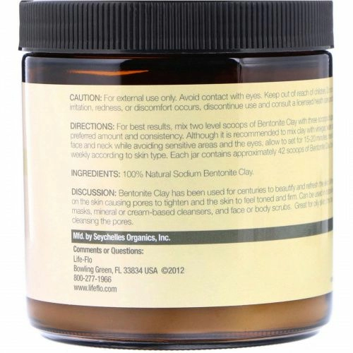 Life-flo, Bentonite Clay, Facial Detox, 11.5 oz (326 g)