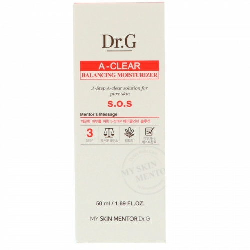 Dr. G, A-Clear, увлажняющее средство для баланса кожи, 1,69 ж. унц. (50 мл)