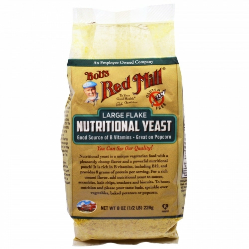 Bob's Red Mill, Крупные хлопья питательных пищевых дрожжей, 8 унций (226 г)