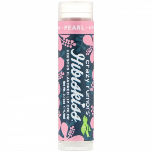 Crazy Rumors, HibisKiss, блеск для губ с ароматом китайской розы, жемчуг, 0,15 унц. (4,4 мл)