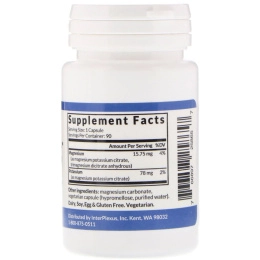 InterPlexus Inc., Potassium+Mag, 90 капсул