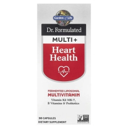 Garden of Life, Тереза Formated Multi +, Heart Health, 30 капсул