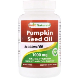 Best Naturals, Pumpkin Seed Oil, 1000 mg,  90 Softgels