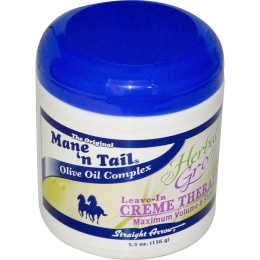 Mane 'n Tail, Herbal Gro, Несмываемый крем для волос, 5,5 унций (156 г)